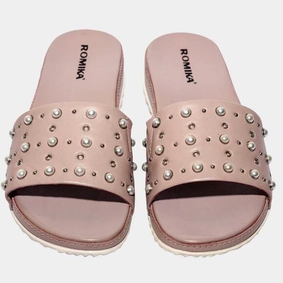 ROMIKA Florenz 07 Slip On Pink Sandals, Size Euro 41 or 42, New in Box M… - Picture 1 of 10